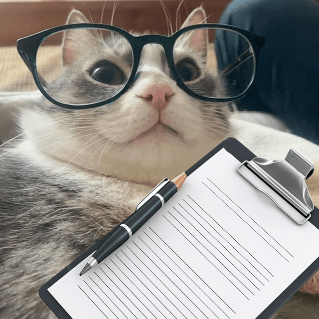 Application cat with clipboard